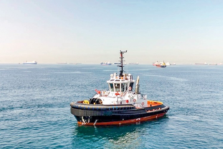 Sanmar için tasarlanan römorkörü teslim etti