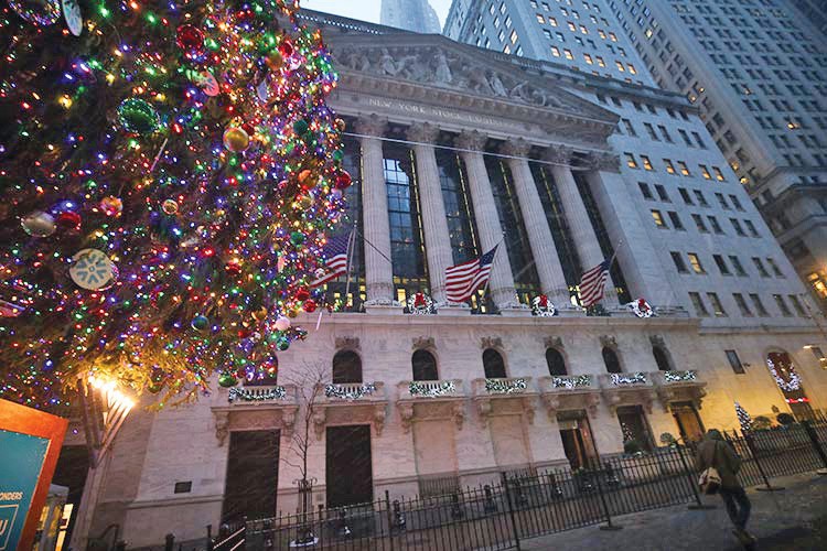 Wall Street'te sert düşüş
