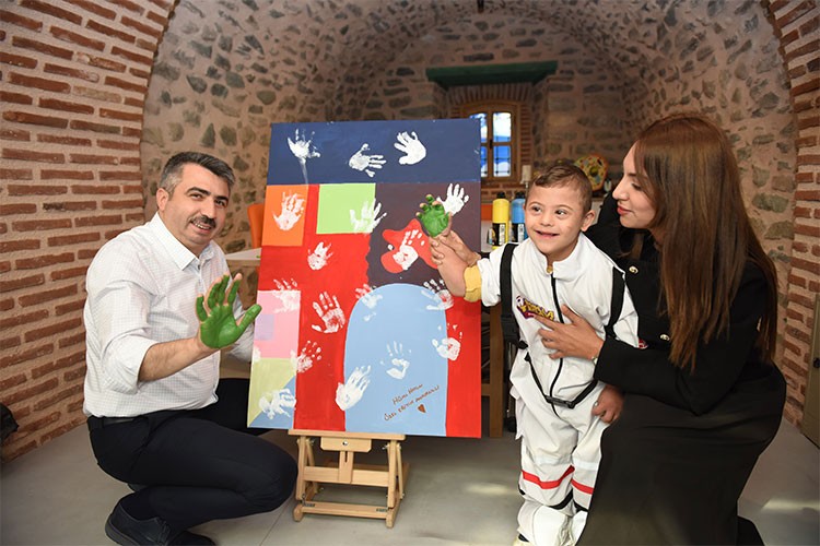 Özel çocuklar uzay deneyimi yaşadı