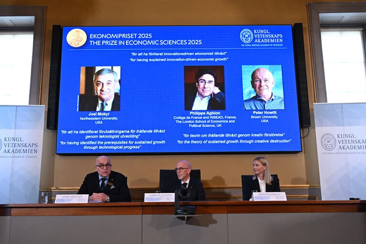 Nobel Ekonomi Ödülü'nü Joel Mokyr, Philippe Aghion ve Peter Howitt kazandı