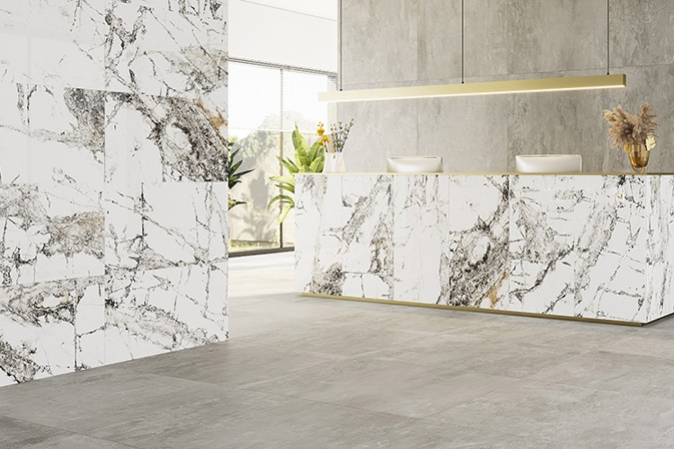 Modern mermer görünümü