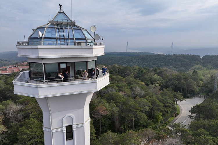 Sarıyer Yangın Gözetleme Kulesi'ne gezi düzenlendi