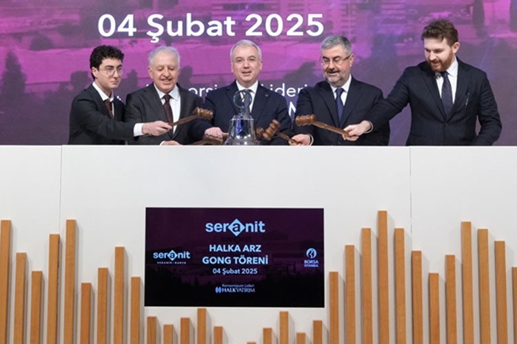 Borsa İstanbul'da gong Seranit için çaldı