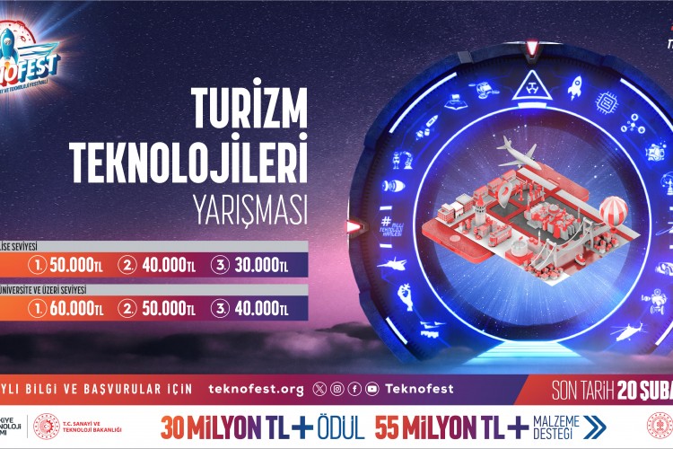 Turizm Teknolojileri Yarışması TEKNOFEST'te