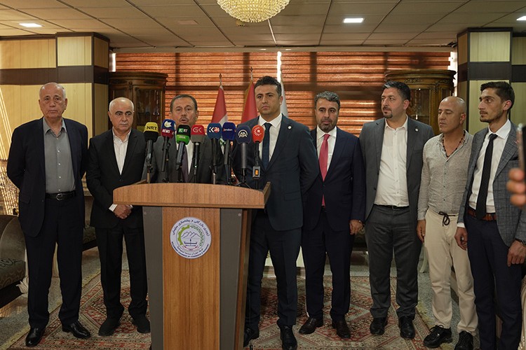 Türk iş insanları, Süleymaniye'de ticari temaslarda bulundu