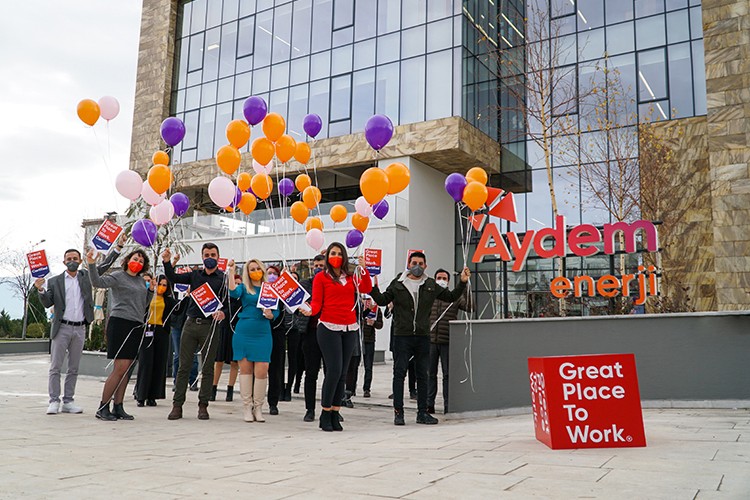Aydem Enerji'ye Place to Work sertifikası