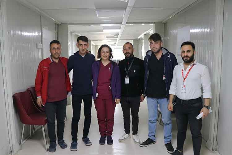 40 günde 33 bin 114 depremzedeye hizmet verdi