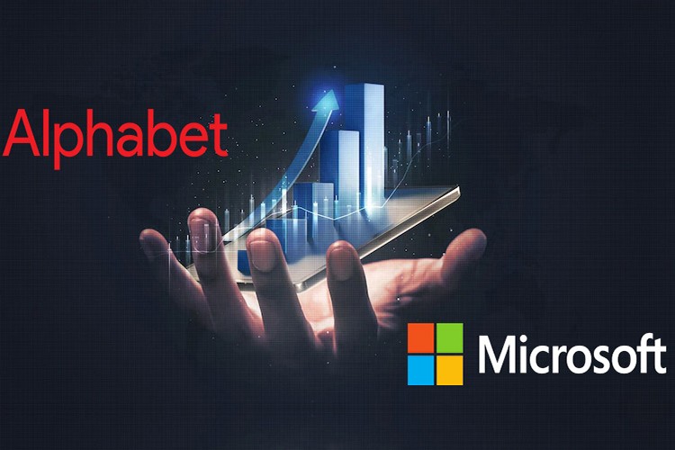 Microsoft ve Alphabet'in gelirlerinde artış