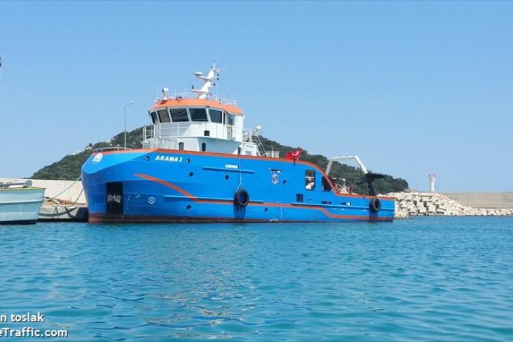 "Akdeniz Araştırma 1" gemisi, Lübnan'a uğurlandı