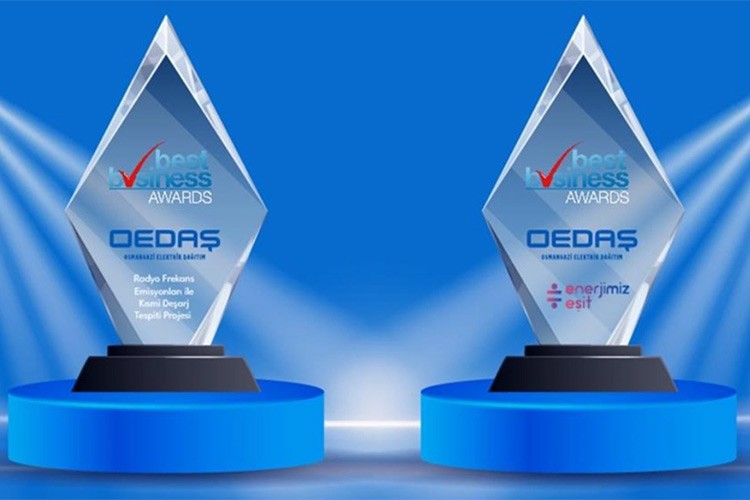 OEDAŞ iki projesi için uluslararası ödül aldı