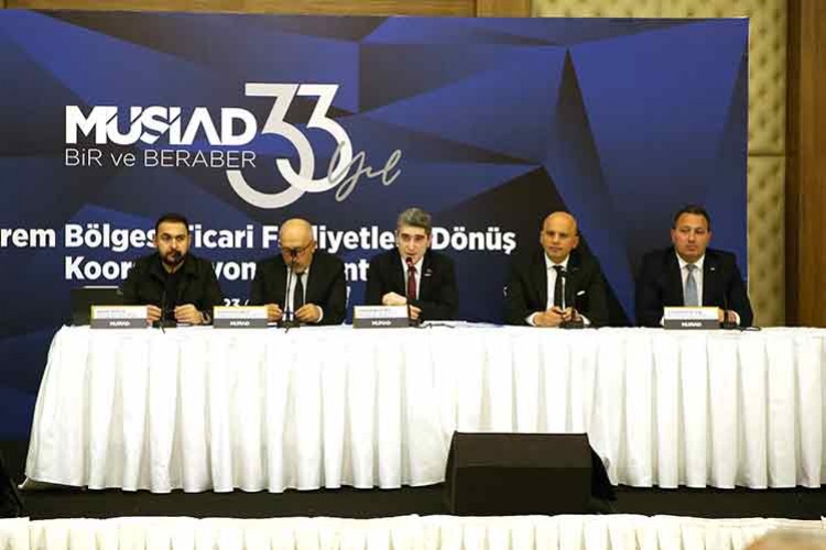 MÜSİAD depremde zarar gören sektörlerin temsilcileriyle bir araya geldi