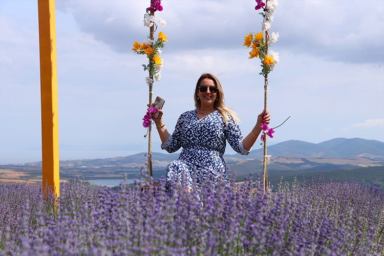 Lavanta tarlaları Tekirdağ için alternatif turizm rotası oldu