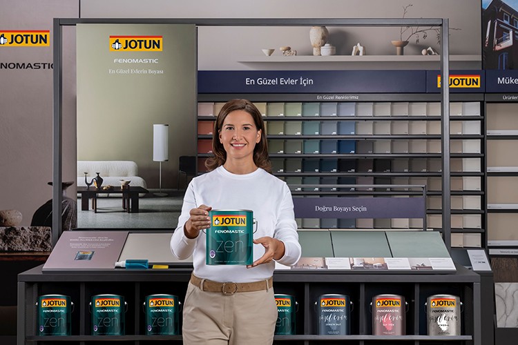 Jotun mağazalarında ilham veren renk ve boya deneyimi