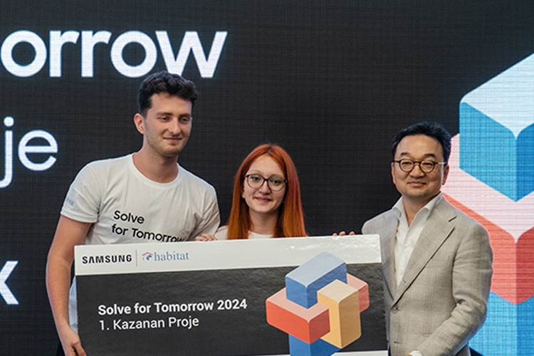 Samsung'un Habitat Derneğiyle hayata geçirdiği Solve for Tomorrow Programının kazananları ödüllerini aldı