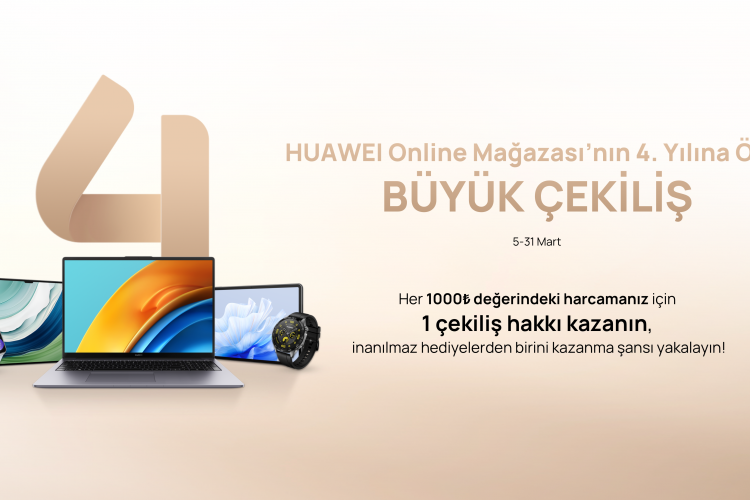 Huawei Online Mağaza 4. Yaşını İndirim ve Hediyelerle Kutluyor