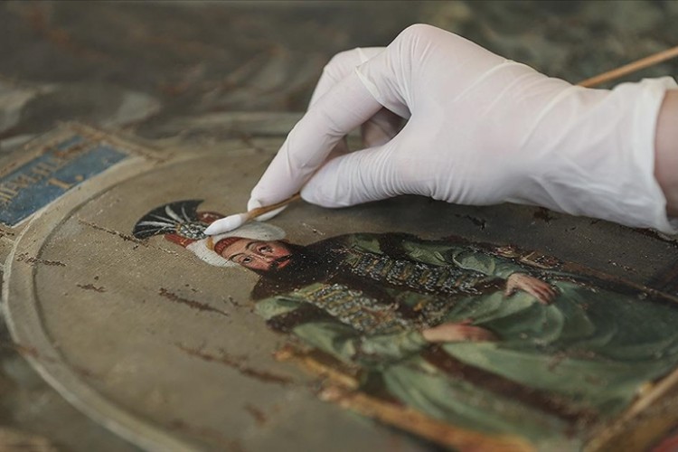 I. Abdülhamid dönemine ait "Soyağacı" tablosu restore ediliyor