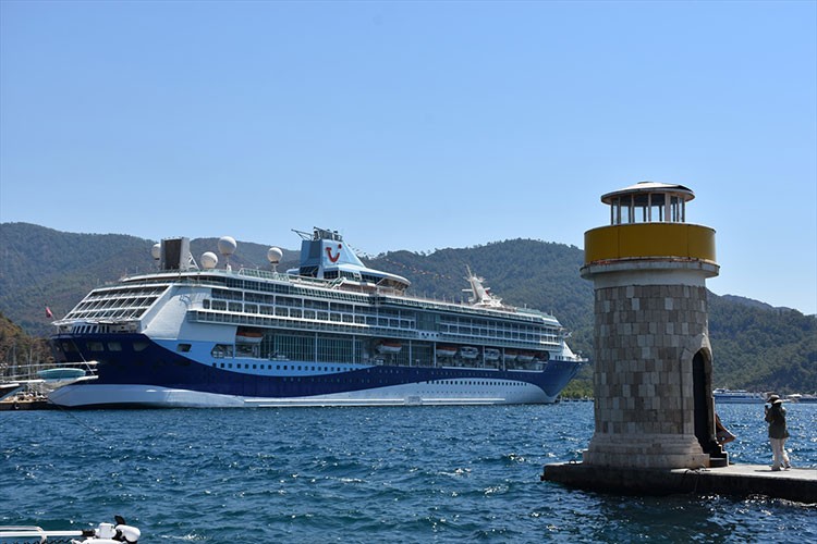 Marella Discovery, "ana limanı" Marmaris'e geldi