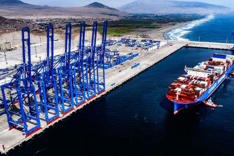 Peru'da Chancay Limanı'ndan Çin'e ilk gemi seferi yapıldı