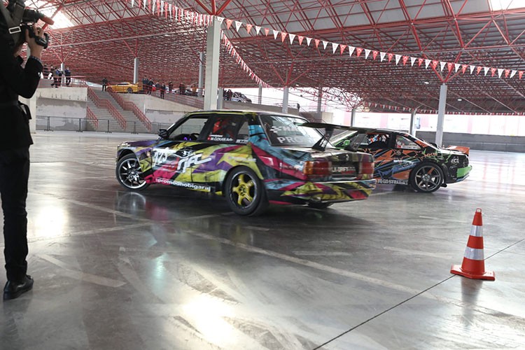 Sincan'da drift gösterisi nefesleri kesti