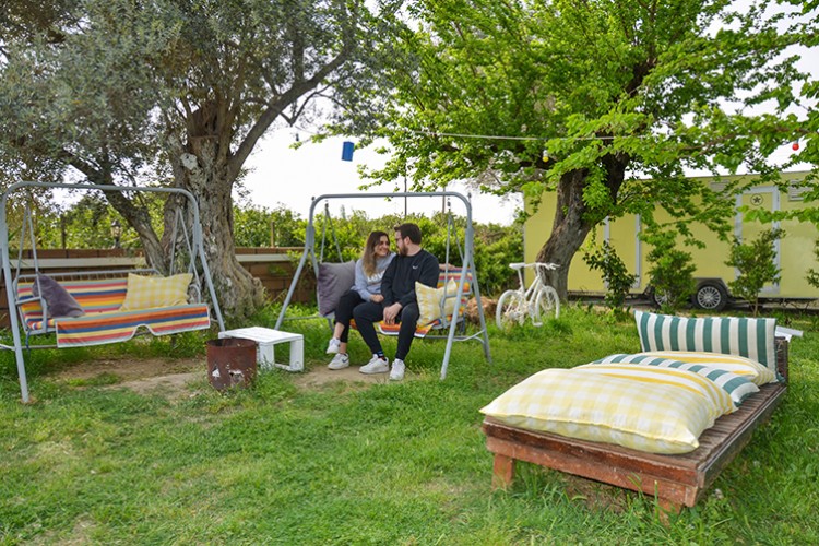 İzmir'deki kamp alanlarında bayram yoğunluğu