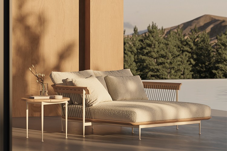 Açık hava odalarına sofistike bir dokunuş