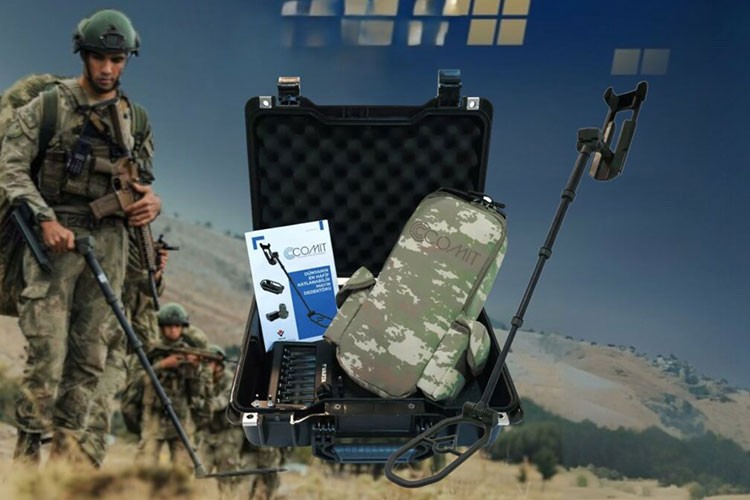 Ozan CMT100 G mayın dedektörü sahada