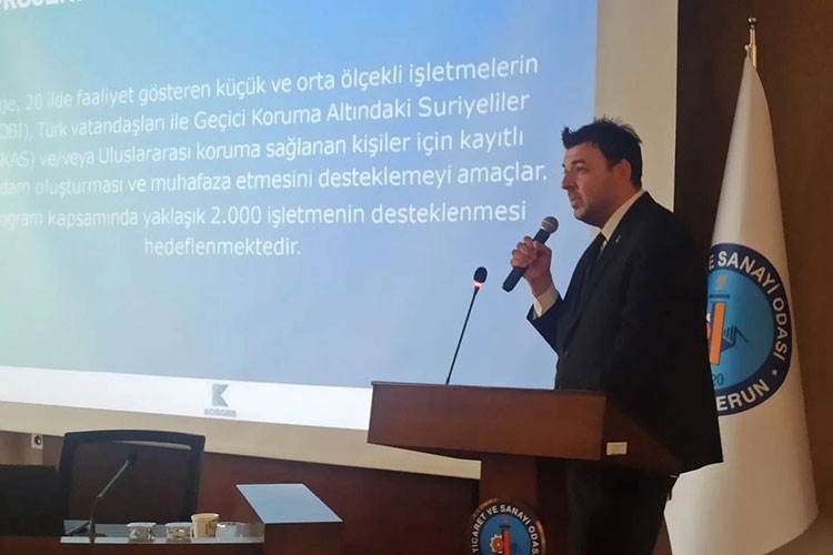 KOSGEB'in yeni destek programları Hatay'da tanıtıldı