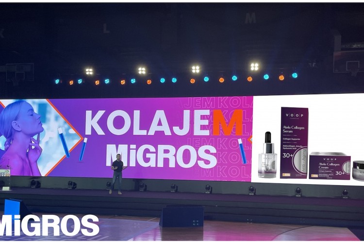 MİGROS, KOLAJEN İÇEREN KOZMETİK ÜRÜNLERİNİ VOOP MARKASIYLA RAFLARINA TAŞIYOR