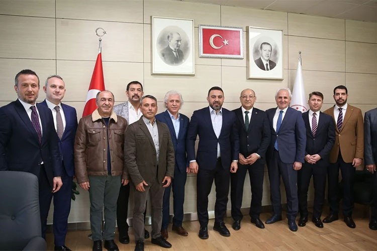 Türkiye Halter Federasyonu'ndan Hamza Yerlikaya'ya ziyaret