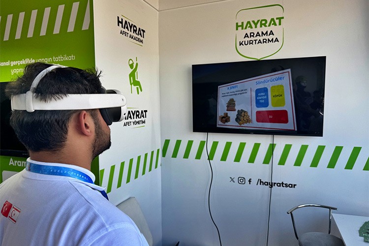 Afet, yangın ve arama kurtarma eğitimleri sanal ortama taşınıyor