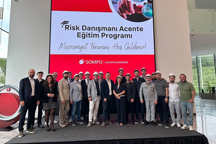 Sompo'nun ilk risk danışmanları mezun oldu
