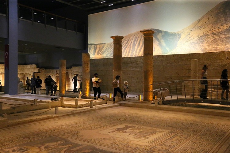 eugma Mozaik Müzesi'nde Kurban Bayramı hareketliliği