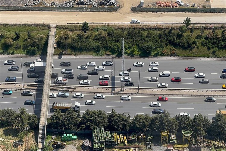 İstanbul'da Bayram öncesi havadan trafik denetimi