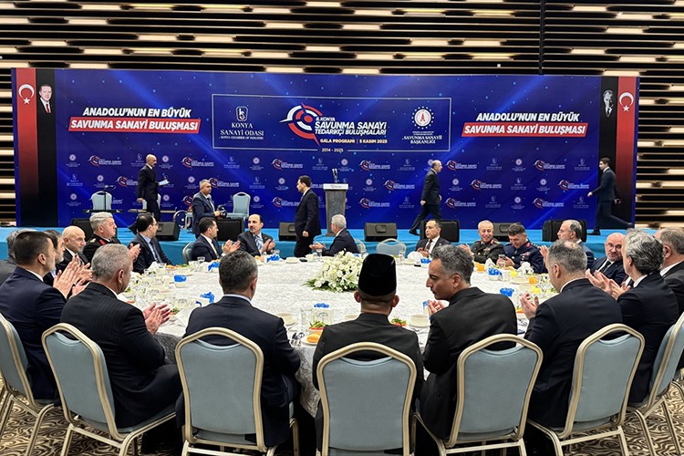 8. Konya Savunma Sanayi Tedarikçi Buluşmaları Gala Programı düzenlendi