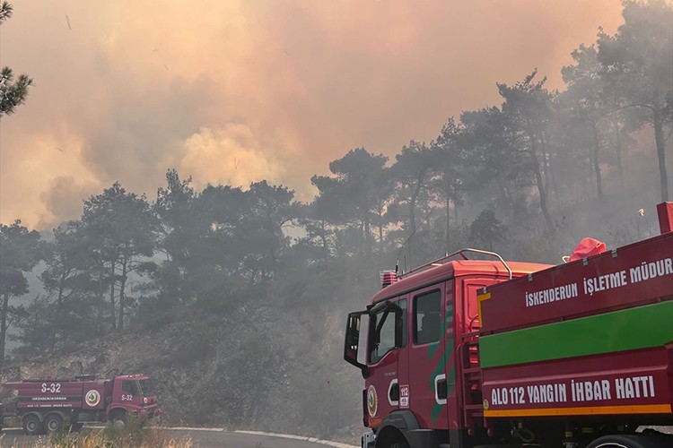 Gülnar'daki orman yangını kontrol altına alındı