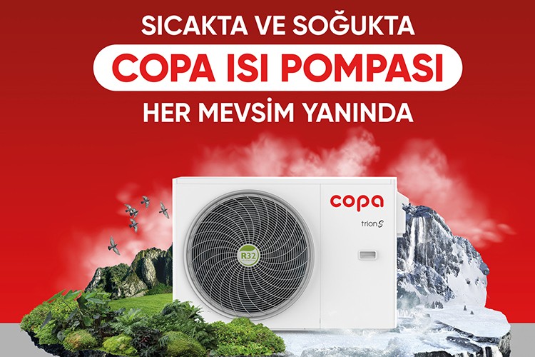 COPA'dan yıllık 100 bin adet üretim kapasiteli ısı pompası yalıtımı