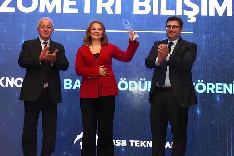 İzometri Bilişim'e GOSB Teknopark'tan FSMH üretiminde ödül