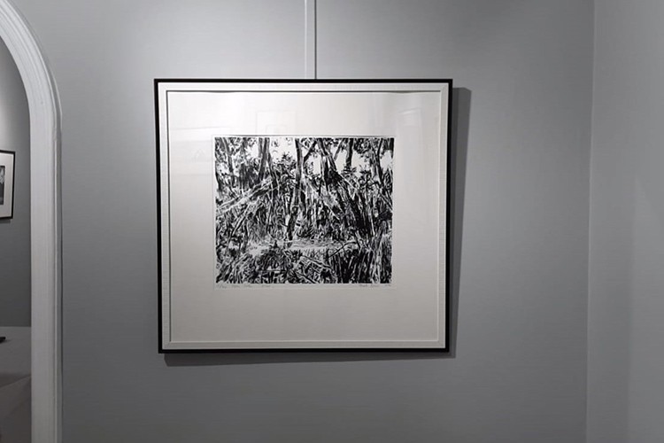 Mesut Eren Baskı Resim Sergisi Açıldı