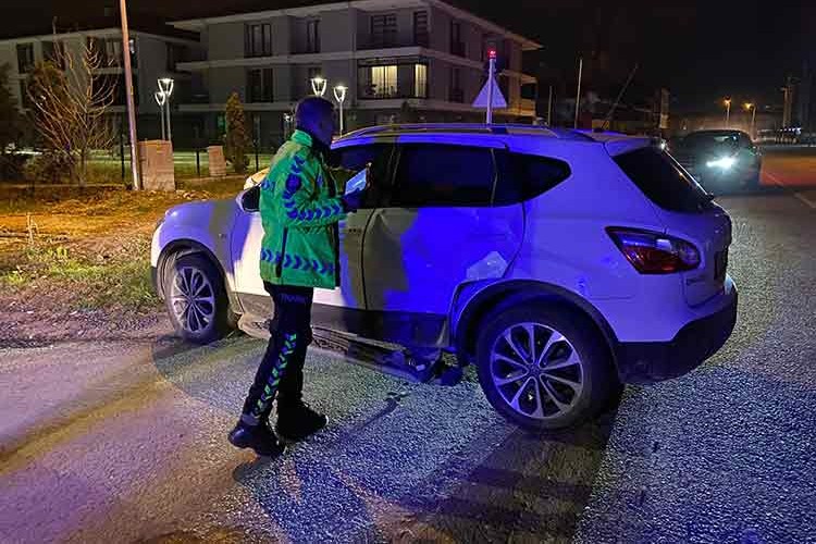 Düzce'de otomobille cipin çarpıştığı kazada 2 kişi yaralandı