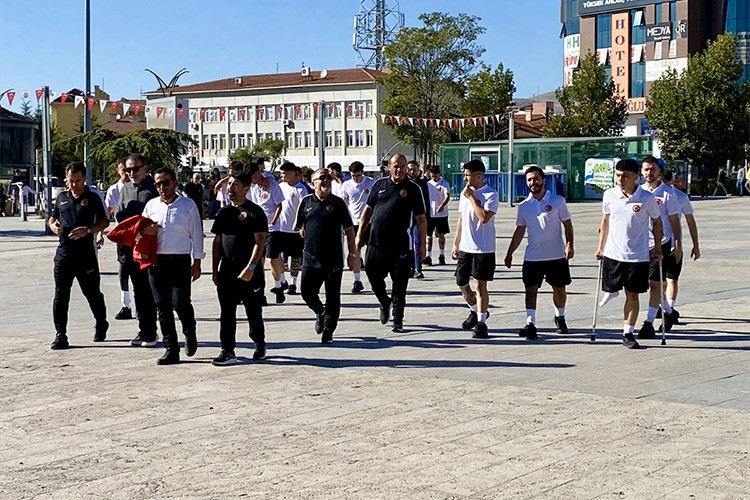 Ampute Futbol Milli Takımı, Kırşehir'de kampa girdi
