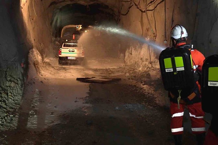 Maden güvenliği için geniş katılımlı tatbikat