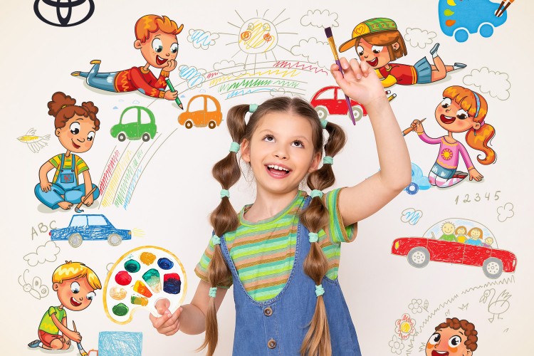 Toyota'nın Hayalimdeki Araba Resim Yarışması ile Çocukların Eşsiz Fikirleri Resmediliyor