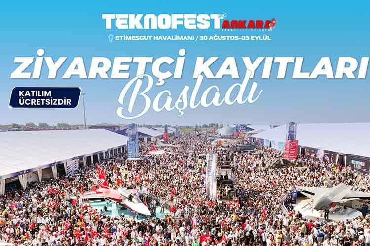TEKNOFEST Ankara için Ziyaretçi Kayıtları Başladı