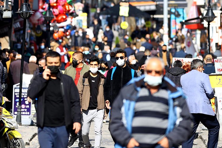 İllere göre haftalık vaka sayısı...