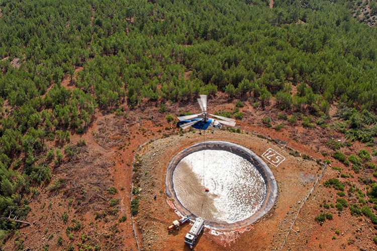Yangın havuzlarının sayısı artırılıyor