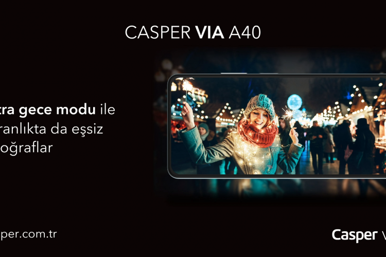 YAPAY ZEKA DESTEKLİ ULTRA GECE MODUNA SAHİP CASPER VIA A40 GECEYİ GÜNDÜZE ÇEVİRİYOR