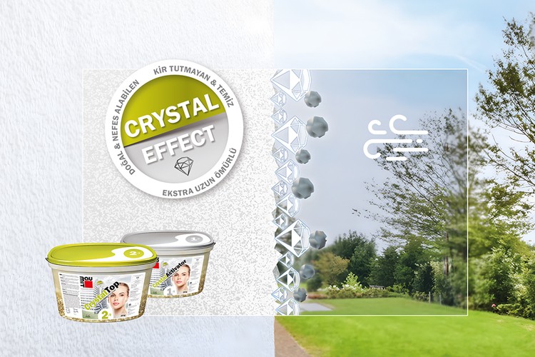 Uzun Ömürlü Cephelerin Sırrı Baumit CrystalEffect ile Tanışın