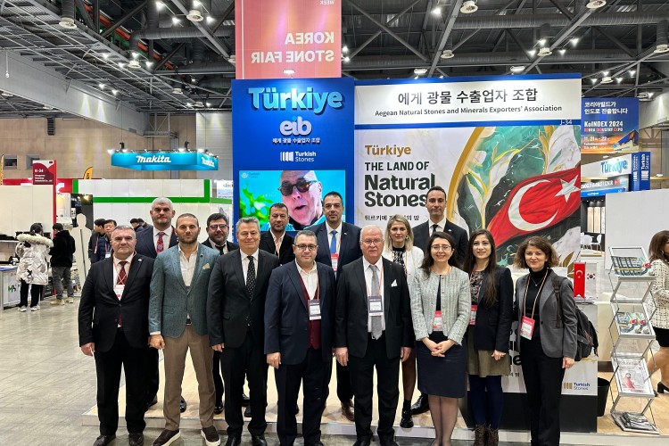 Türk doğal taşlarının Güney Kore'deki şovu başladı