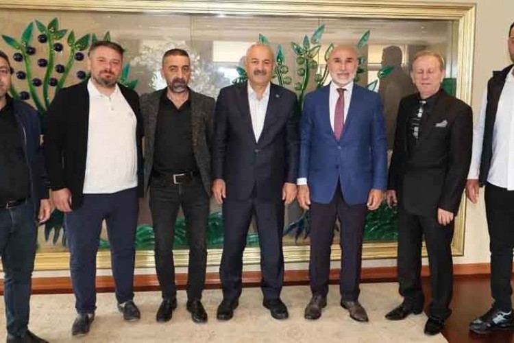 Başkan Büyükgöz'e 'hayırlı olsun' ziyaretleri