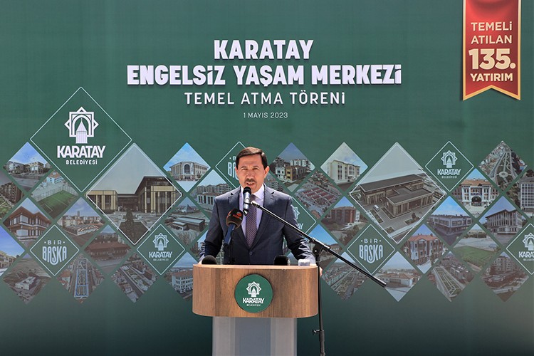 Karatay'da engelleri ortadan kaldıracak projenin temeli atıldı